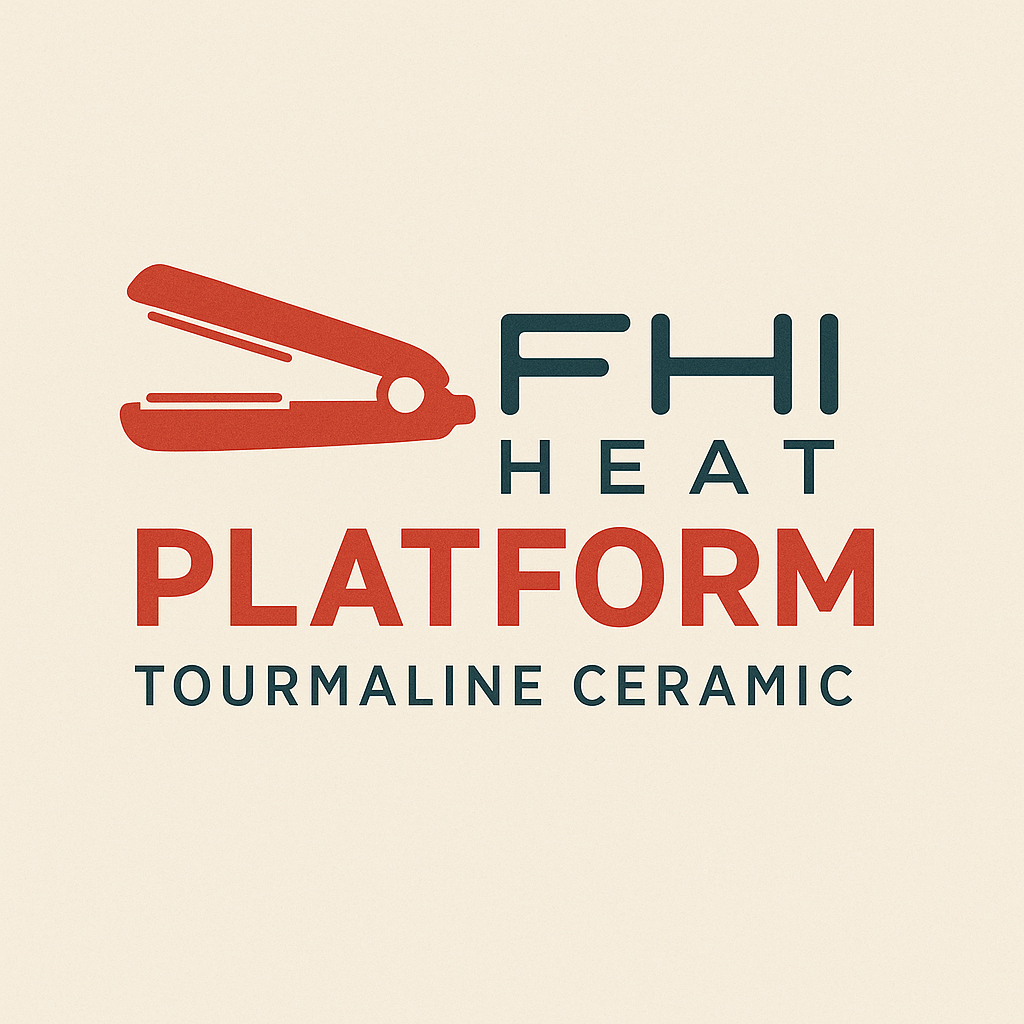 26661 FHI HEAT Platform Tourmaline Ceramic Professional Styling Flat Iron, 1 1/4" - Image 1